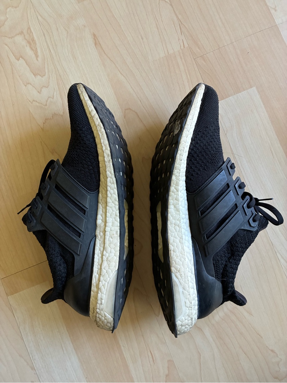 adidas Boost Black Low Top Lace Up Men's Athletic Sneakers YYJ 606004